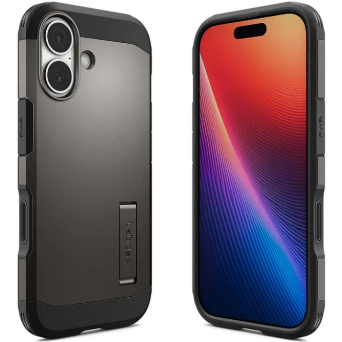 ETUI SPIGEN IPHONE 17 TOUGH ARMOR ”T” MAG MAGSAFE GUNMETAL