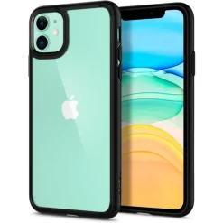 Etui SPIGEN iPhone 11 Ultra Hybrid Czarne Black Case Apple