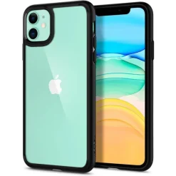 Etui SPIGEN iPhone 11 Ultra Hybrid Czarne Black Case Apple
