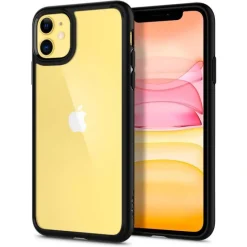 Etui SPIGEN iPhone 11 Ultra Hybrid Czarne Black Case Apple