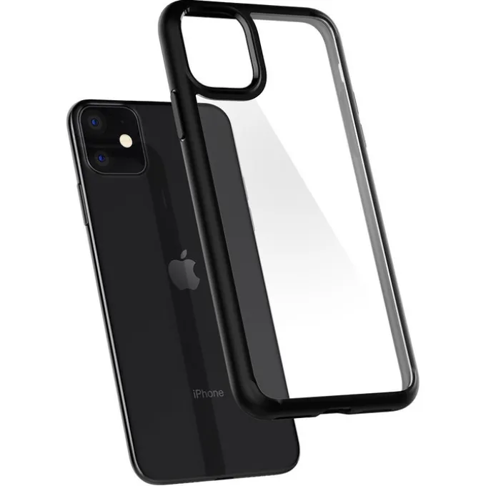 Etui SPIGEN iPhone 11 Ultra Hybrid Czarne Black Case Apple