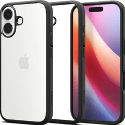 ETUI SPIGEN IPHONE 17 ULTRA HYBRID MATTE BLACK