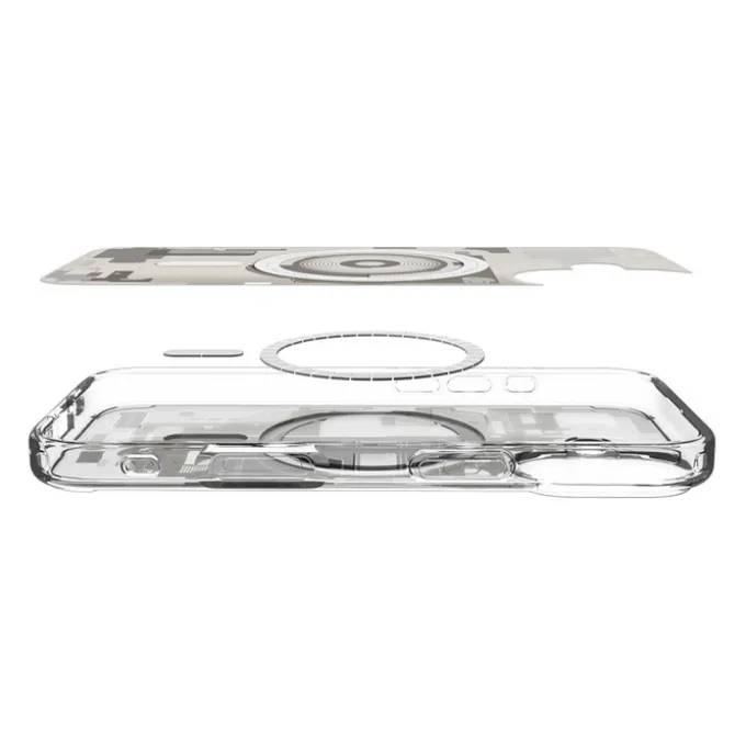 ETUI SPIGEN IPHONE 17 ULTRA HYBRID MAG MAGSAFE ZERO ONE NATURAL TITANIUM