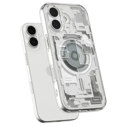 ETUI SPIGEN IPHONE 17 ULTRA HYBRID MAG MAGSAFE ZERO ONE NATURAL TITANIUM