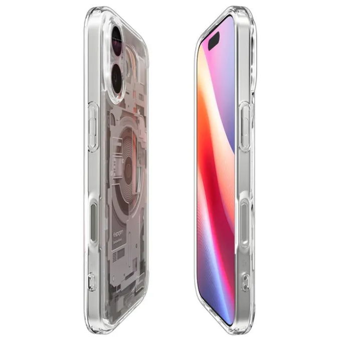 ETUI SPIGEN IPHONE 17 ULTRA HYBRID MAG MAGSAFE ZERO ONE NATURAL TITANIUM