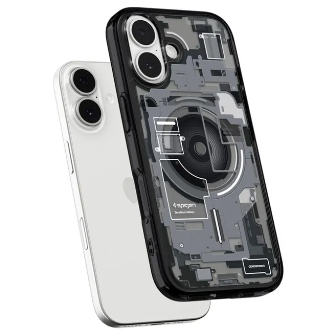 ETUI SPIGEN IPHONE 17 ULTRA HYBRID MAG MAGSAFE ZERO ONE BLACK