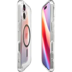 ETUI SPIGEN IPHONE 17 ULTRA HYBRID MAG MAGSAFE CLEAR/GRAPHITE