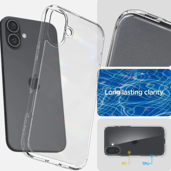 ETUI SPIGEN IPHONE 16 ULTRA HYBRID MATOWE PRZEZROCZYSTE
