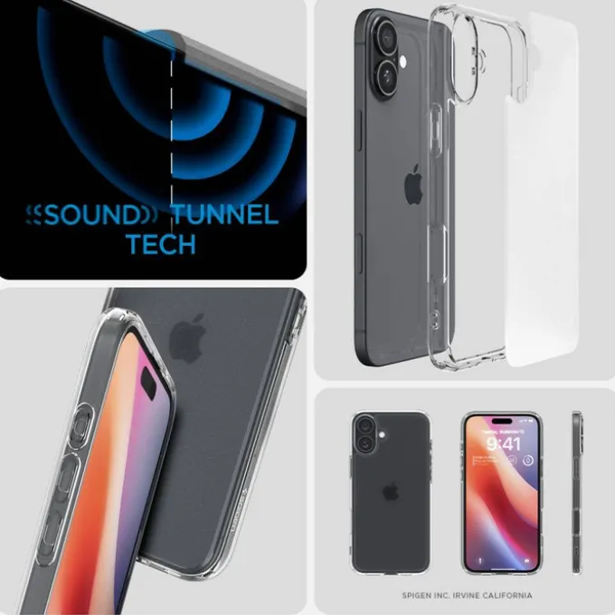 ETUI SPIGEN IPHONE 16 ULTRA HYBRID MATOWE PRZEZROCZYSTE