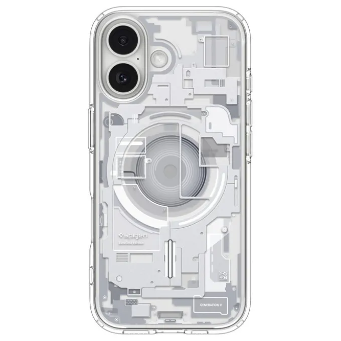 ETUI SPIGEN IPHONE 17 ULTRA HYBRID MAG MAGSAFE ZERO ONE WHITE