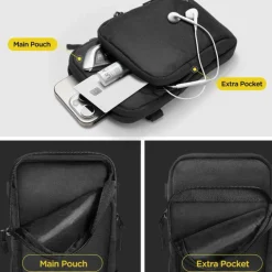 ETUI SPIGEN KD400 UNIVERSAL CROSS BAG KLASDEN BLACK