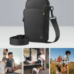 ETUI SPIGEN KD400 UNIVERSAL CROSS BAG KLASDEN BLACK