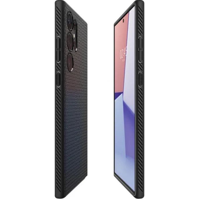 Etui Spigen Liquid Air Galaxy S23 Ultra Matte Black Case