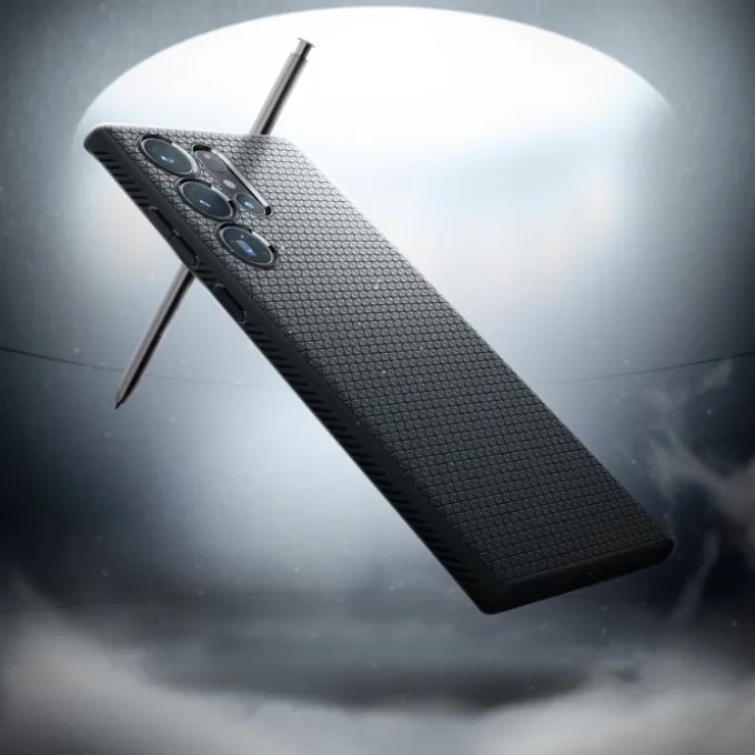 Etui Spigen Liquid Air Galaxy S23 Ultra Matte Black Case