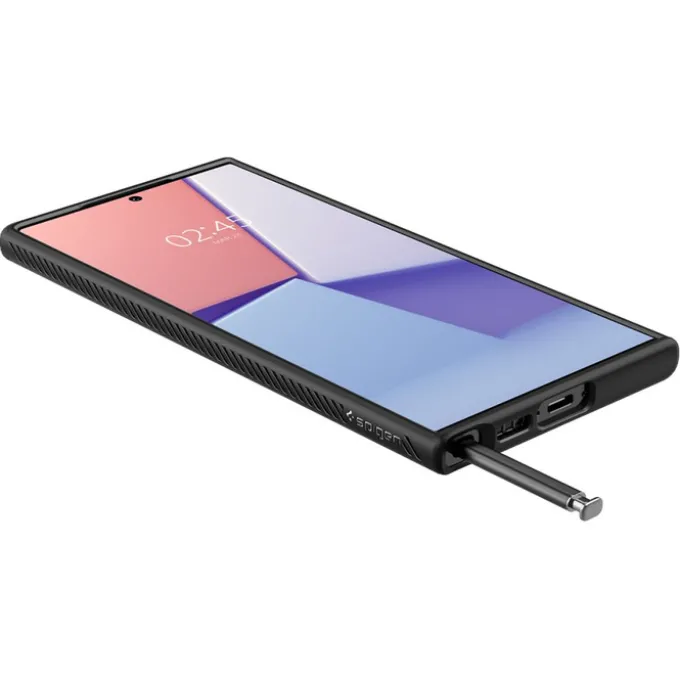 Etui Spigen Liquid Air Galaxy S23 Ultra Matte Black Case