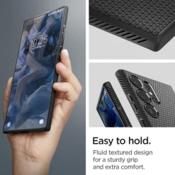 Etui Spigen Liquid Air Galaxy S23 Ultra Matte Black Case