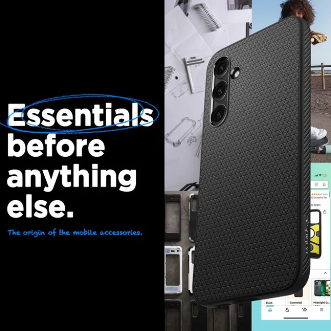 Etui Spigen Liquid Air Galaxy S23 FE Abyss Green Case