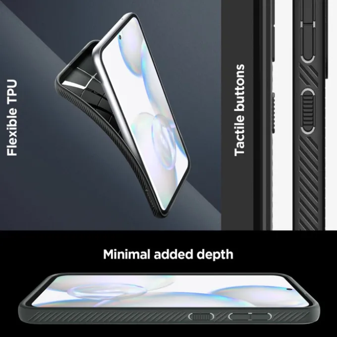 Etui Spigen Liquid Air Galaxy S23 FE Matte Black Case