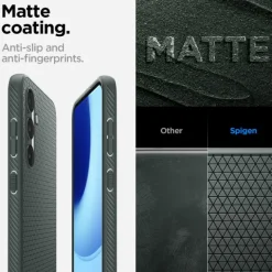 Etui Spigen Liquid Air Galaxy S23 FE Matte Black Case