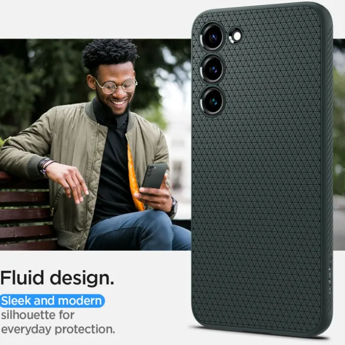 Etui Spigen Liquid Air Galaxy S23 Abyss Green Case