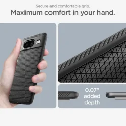 Etui Spigen Liquid Air Google Pixel 8 Matte Black Case