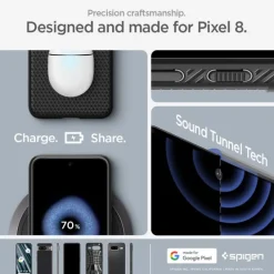 Etui Spigen Liquid Air Google Pixel 8 Matte Black Case