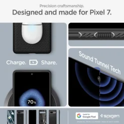 ETUI SPIGEN LIQUID AIR GOOGLE PIXEL 7 ETUI MATTE BLACK