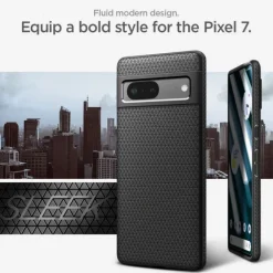 ETUI SPIGEN LIQUID AIR GOOGLE PIXEL 7 ETUI MATTE BLACK