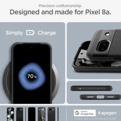 Etui Spigen Liquid Air Google Pixel 8a Matte Black