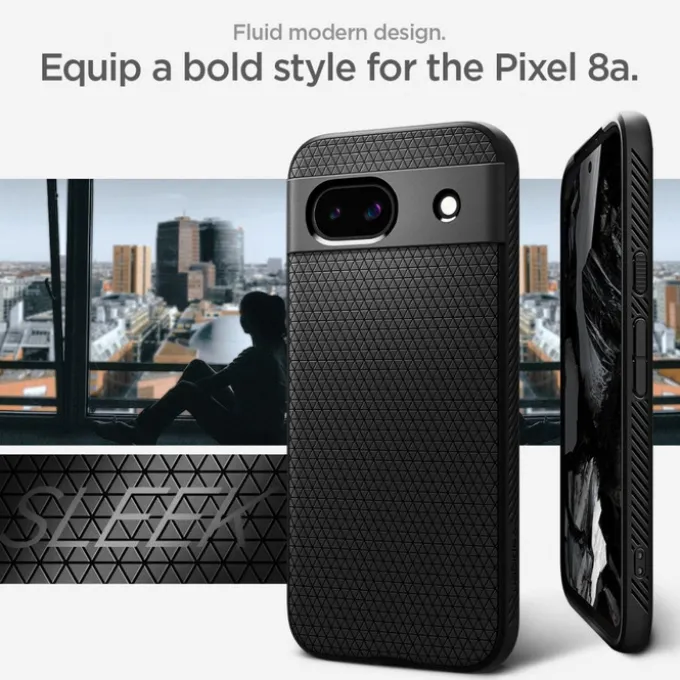 Etui Spigen Liquid Air Google Pixel 8a Matte Black