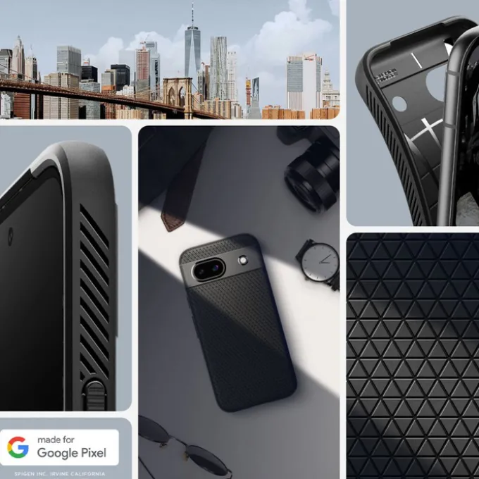 Etui Spigen Liquid Air Google Pixel 8a Matte Black