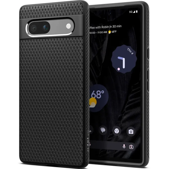 Etui Spigen Liquid Air Google Pixel 7A Matte Black Case