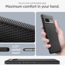 Etui Spigen Liquid Air Google Pixel 7A Matte Black Case