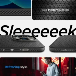 Etui Spigen Liquid Air iPhone 14 Pro Max Matte Black
