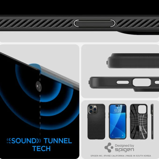 Etui Spigen Liquid Air iPhone 14 Pro Max Matte Black