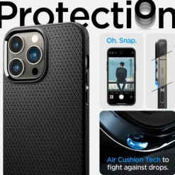 Etui Spigen Liquid Air iPhone 14 Pro Max Matte Black