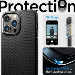 Etui Spigen Liquid Air iPhone 14 Pro Max Matte Black