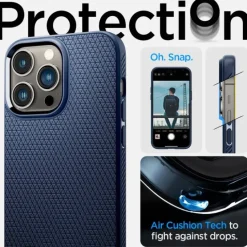 Etui Spigen Liquid Air iPhone 14 Pro Navy Blue