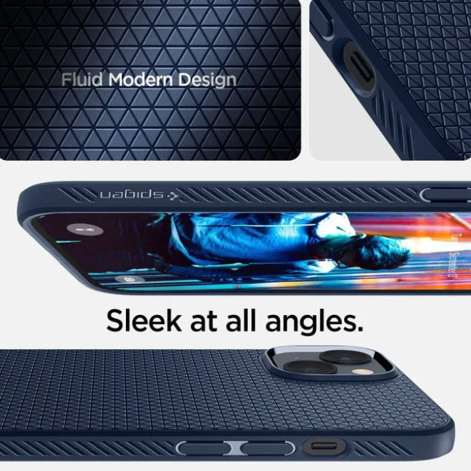 Etui Spigen Liquid Air iPhone 14 Navy Blue