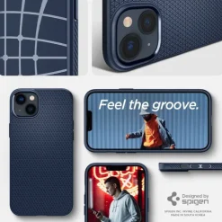 Etui Spigen Liquid Air iPhone 14 Navy Blue