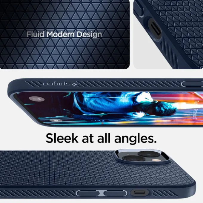 Etui Spigen Liquid Air iPhone 14 Plus Navy Blue