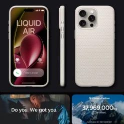 Etui Spigen Liquid Air iPhone 15 Pro Natural Titanium