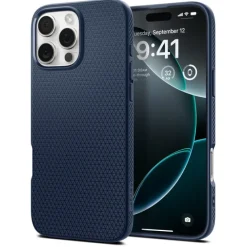 ETUI SPIGEN LIQUID AIR IPHONE 16 PRO MAX NAVY BLUE
