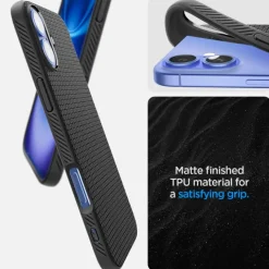 Etui SPIGEN LIQUID AIR IPHONE 16 PLUS MATTE BLACK