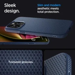Etui Spigen Liquid Air iPhone 15 Pro Navy Blue Case
