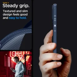 Etui Spigen Liquid Air iPhone 15 Pro Navy Blue Case