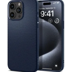 Etui Spigen Liquid Air iPhone 15 Pro Navy Blue Case