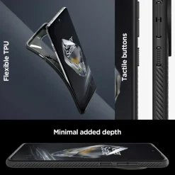 Etui Spigen Liquid Air Oneplus 12 Matte Black Case