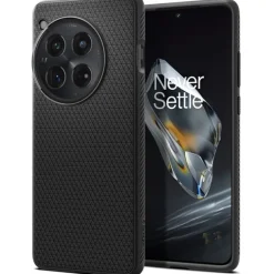 Etui Spigen Liquid Air Oneplus 12 Matte Black Case