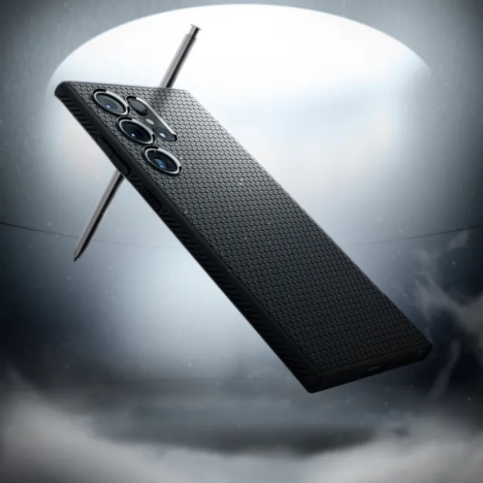 Etui Spigen Liquid Air Samsung Galaxy S24 Ultra Matte Black Case